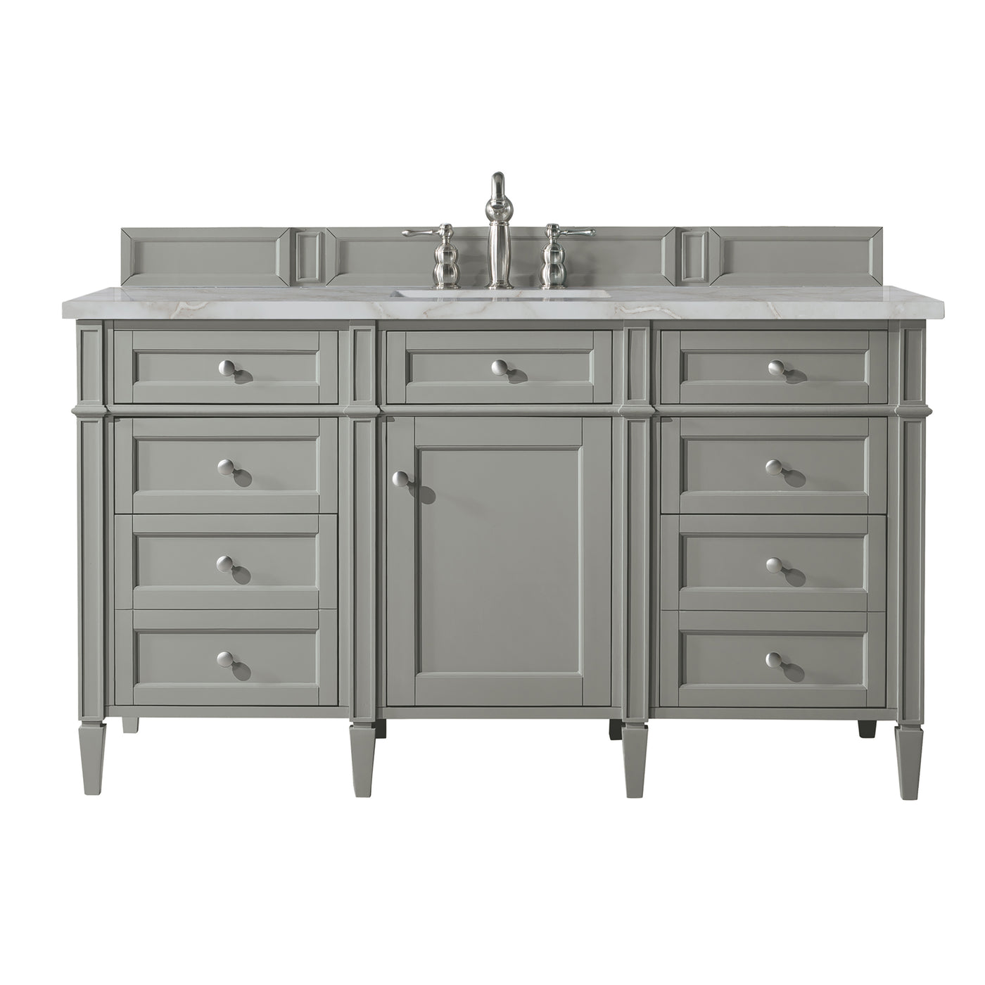 James Martin Brittany 60" Single Bathroom Vanity, Urban Gray, view 39
