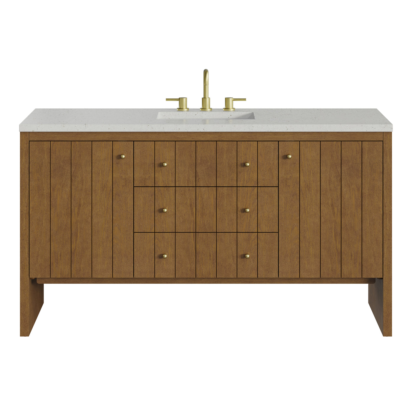 James Martin Hudson 60" Single Bathroom Vanity, Honey Oak, view 30
