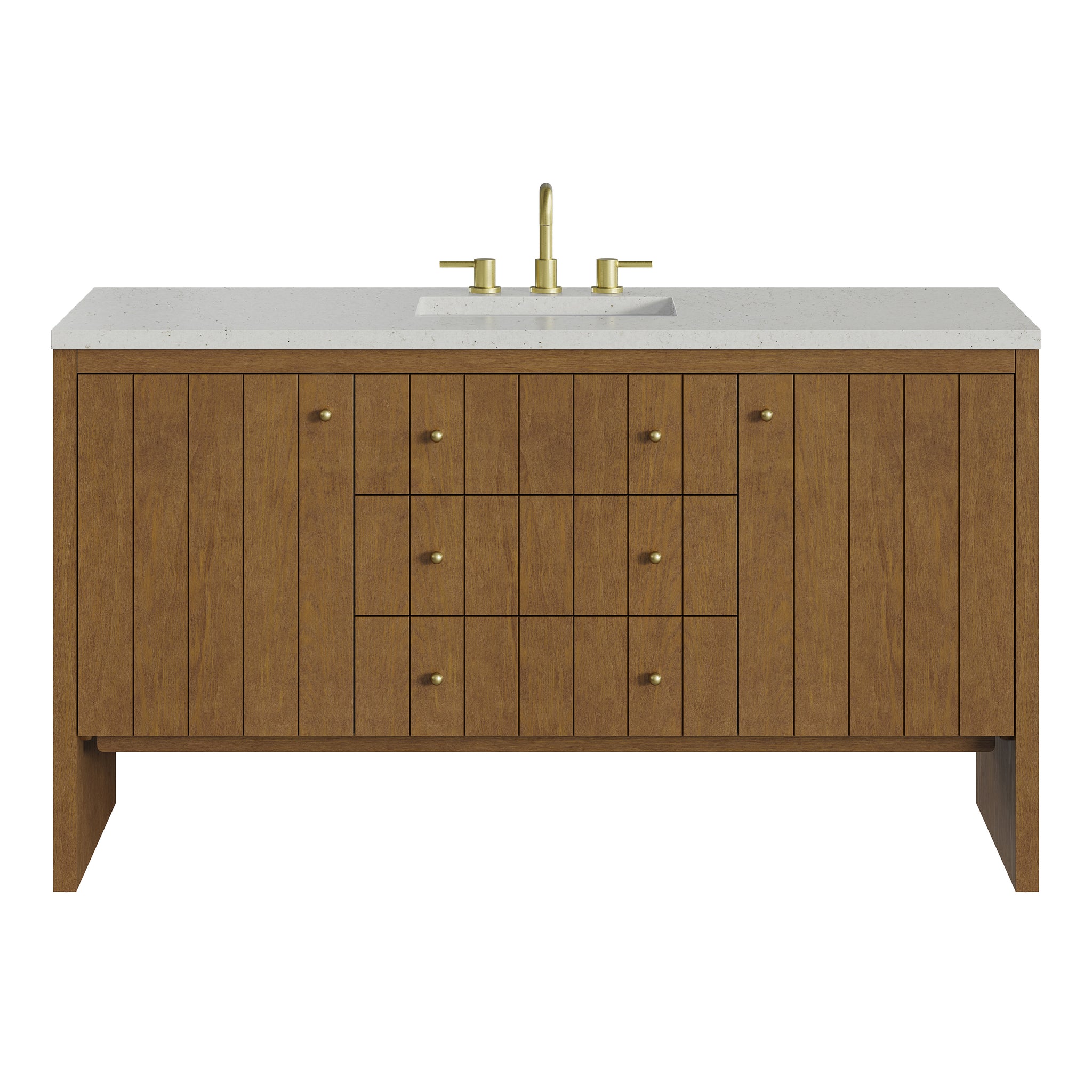 James Martin Hudson 60" Single Bathroom Vanity, Honey Oak, view 30