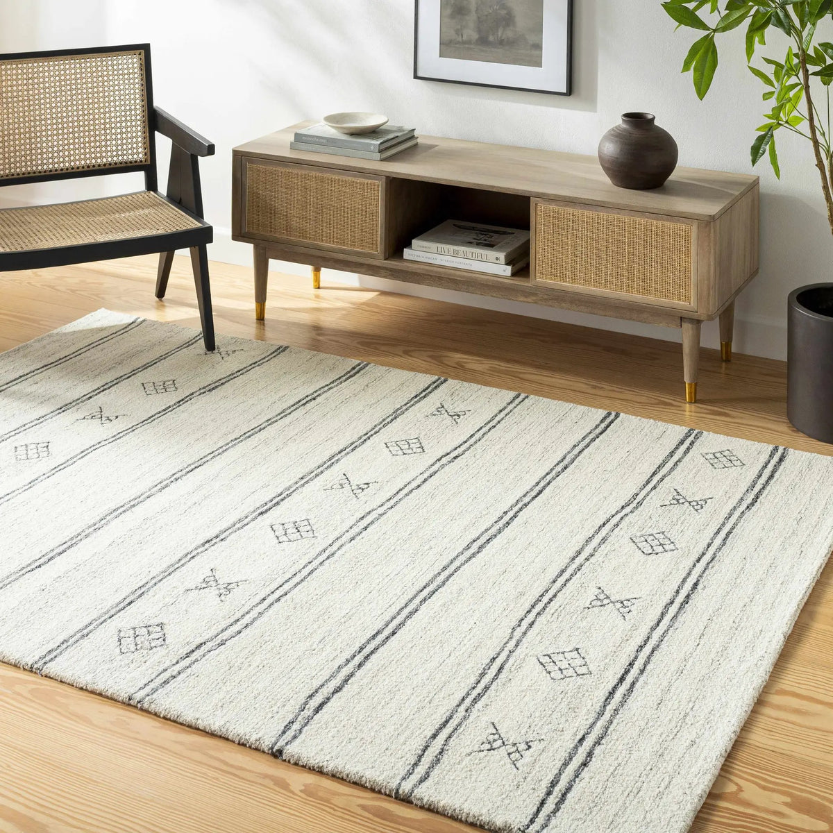 Amaka Area Rug - Clearance, installed in a room