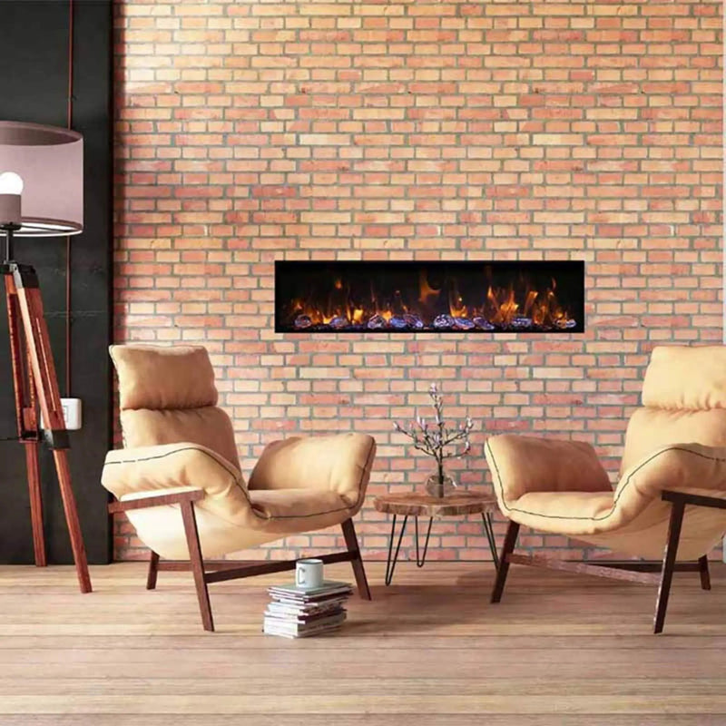 Amantii Panorama BI Deep 60-Inch Smart Electric Fireplace [BI-60-DEEP-OD] (SAK75391) by SAKSBY WHOLESALE