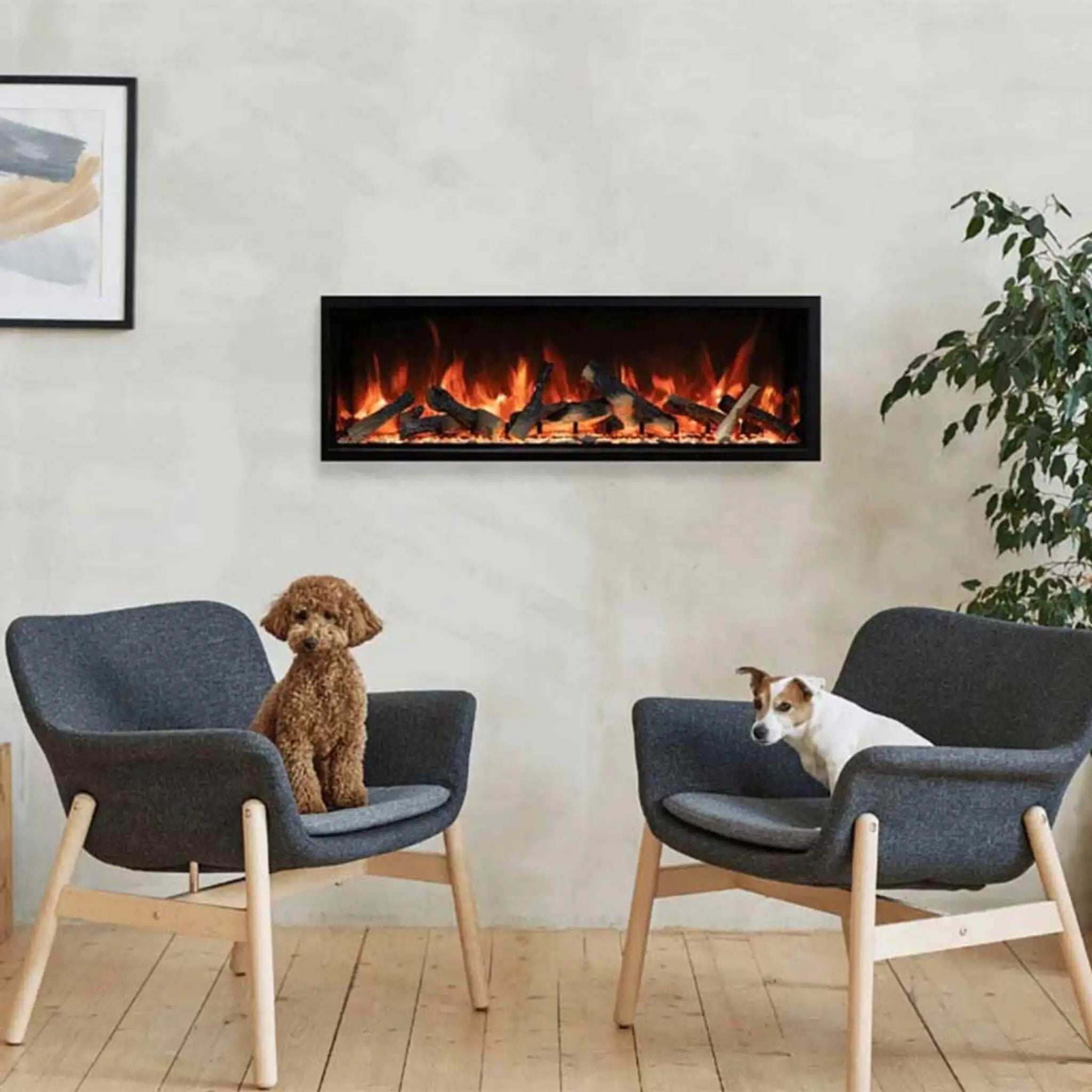 Amantii Symmetry Bespoke XT 60-Inch Smart Electric Fireplace [SYM-60-XT-BESPOKE] (SAK46298) by SAKSBY WHOLESALE