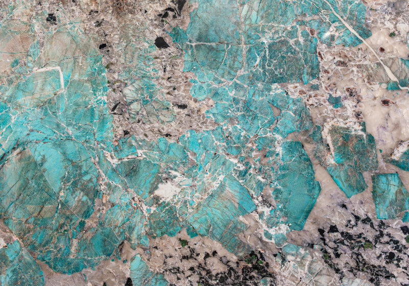 Amazonite Polished Quartzite Slab Random
