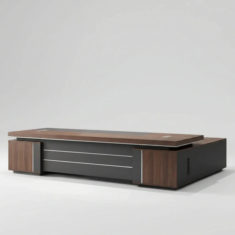 August · Modern Executive L-Shaped Desk by Arc Grove