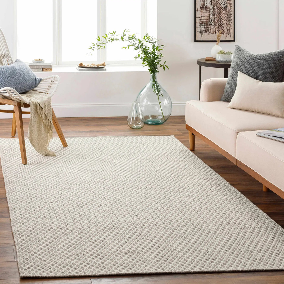 Amelia Area Rug - Clearance, installed in a room
