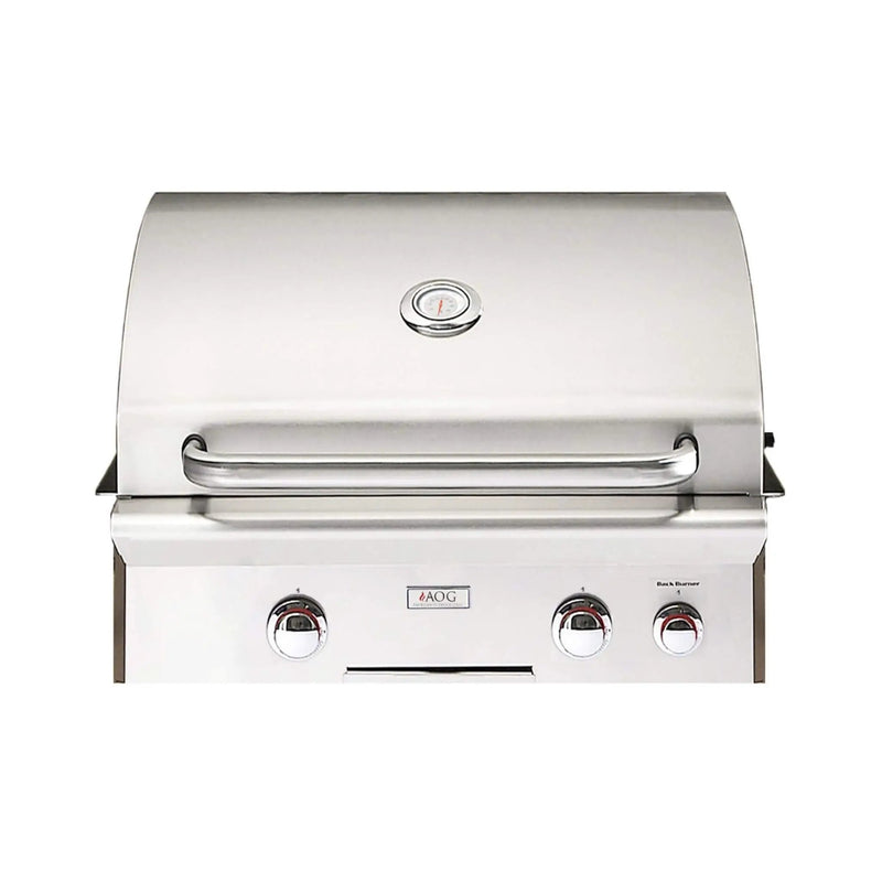 American Outdoor Grill L-Series 24-Inch 2-Burner Built-In Natural Gas Grill W/ Rotisserie Kit [24NBL] (SAK81425) by SAKSBY WHOLESALE