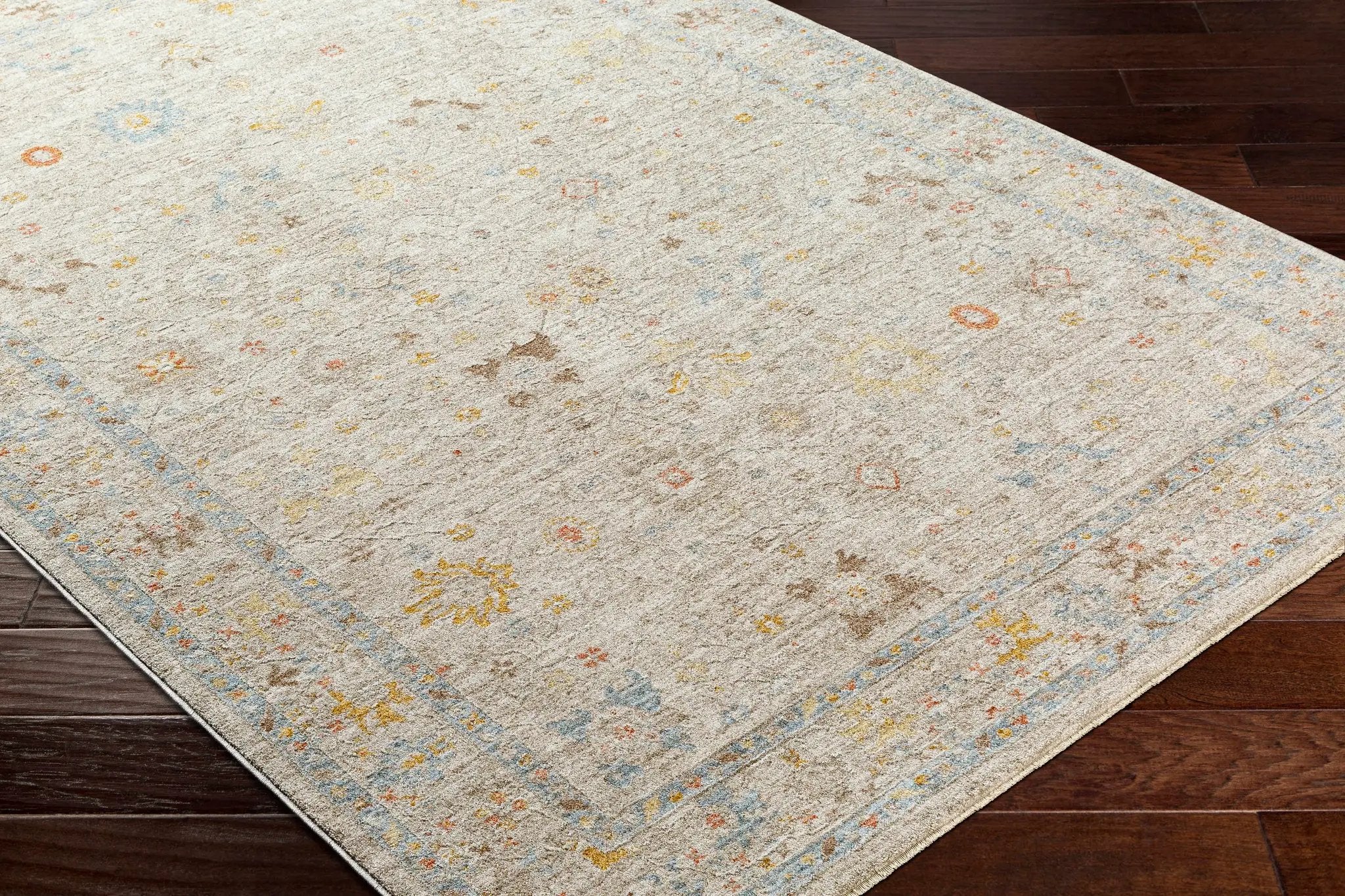 Amina Oushak Thick Luxe Area Rug by Boutique Rugs