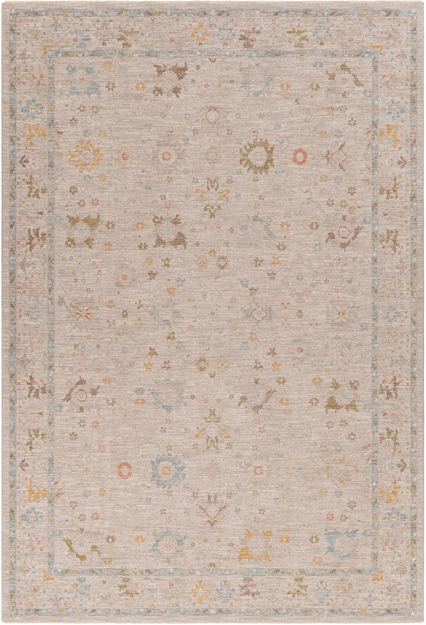 Amina Oushak Thick Luxe Area Rug by Boutique Rugs