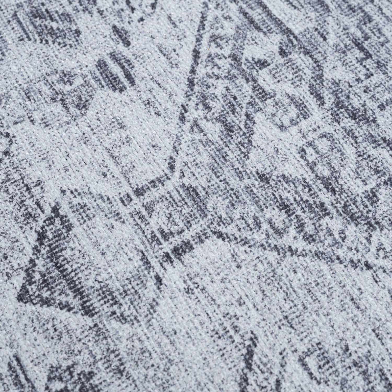 Barny Gray Blue Washable Rug - Clearance by Boutique Rugs