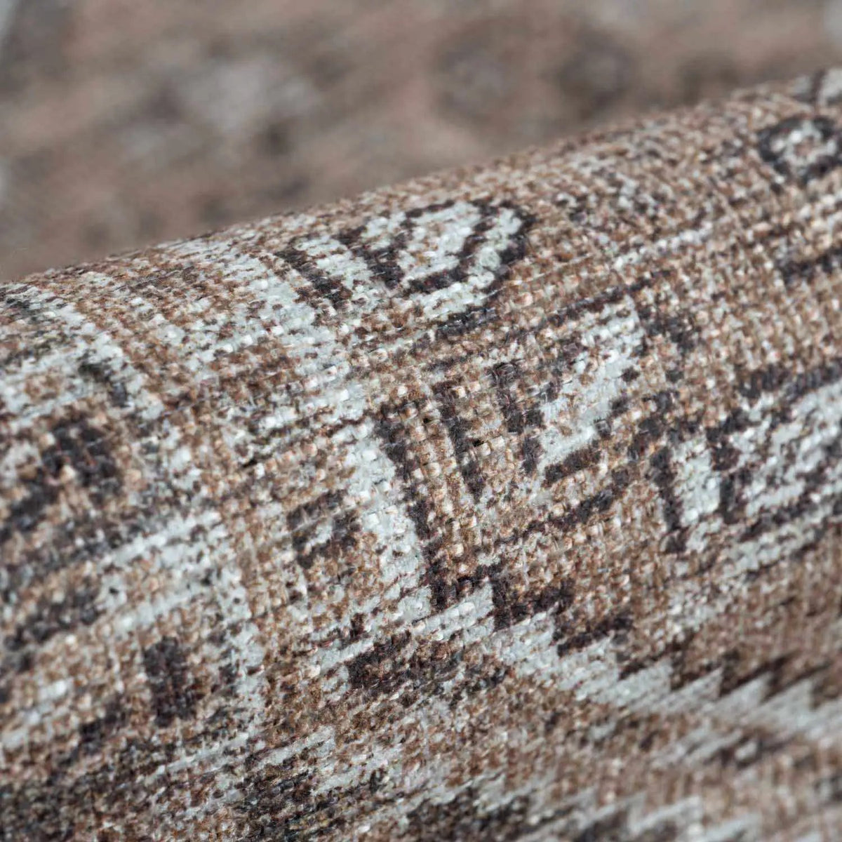 Barny Brown Flat Pile Washable Rug - Clearance, photo 11 of 15
