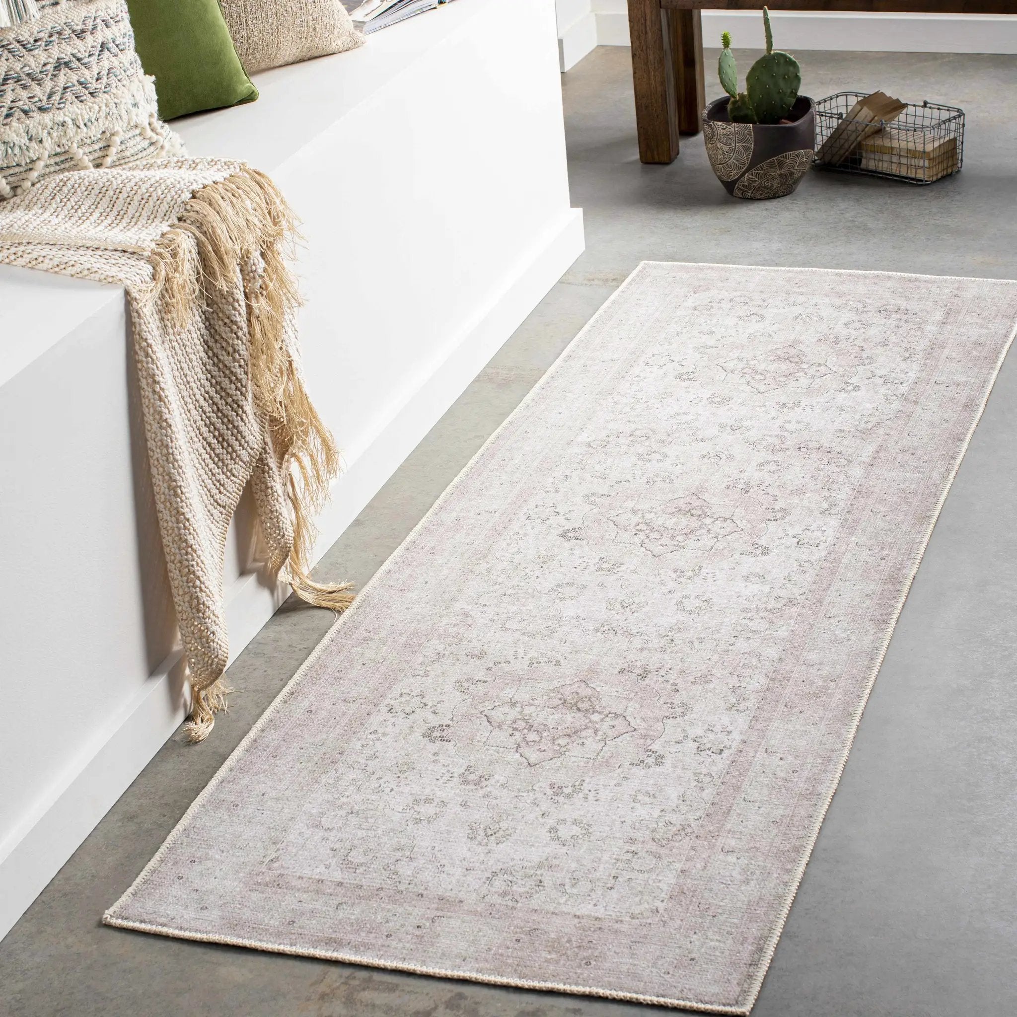 Bethany Washable Area Rug by Hauteloom