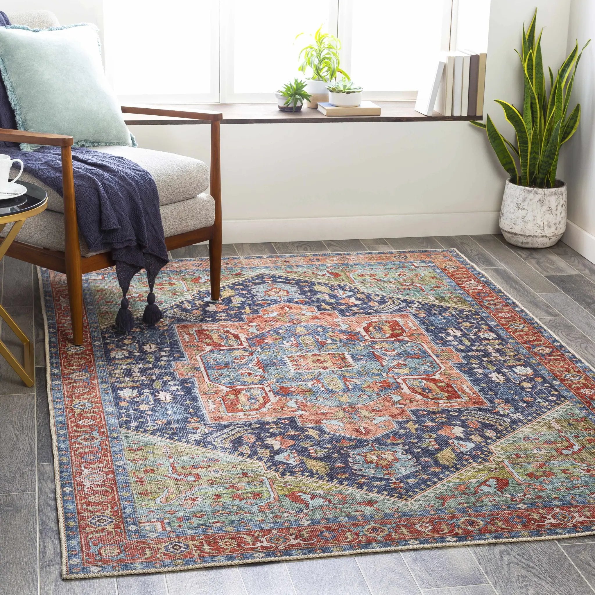 Exira Washable Area Rug by Hauteloom
