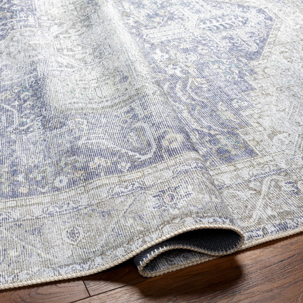 Rosman Olive Washable Area Rug, photo 12 of 16