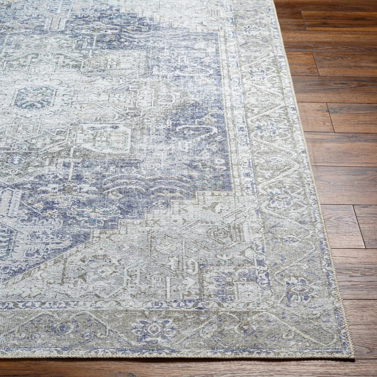 Rosman Olive Washable Area Rug, photo 11 of 16