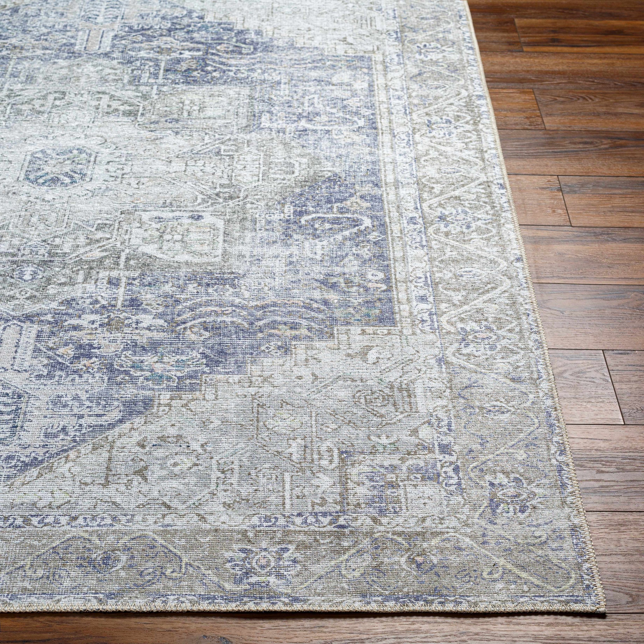 Rosman Olive Washable Area Rug by Hauteloom
