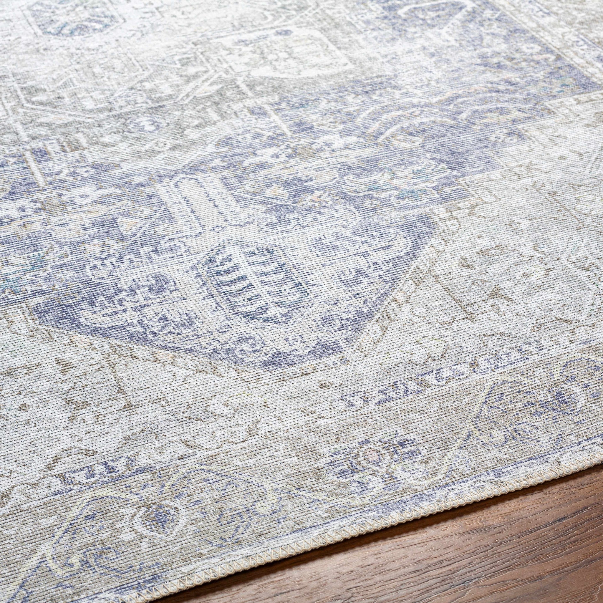 Rosman Olive Washable Area Rug by Hauteloom