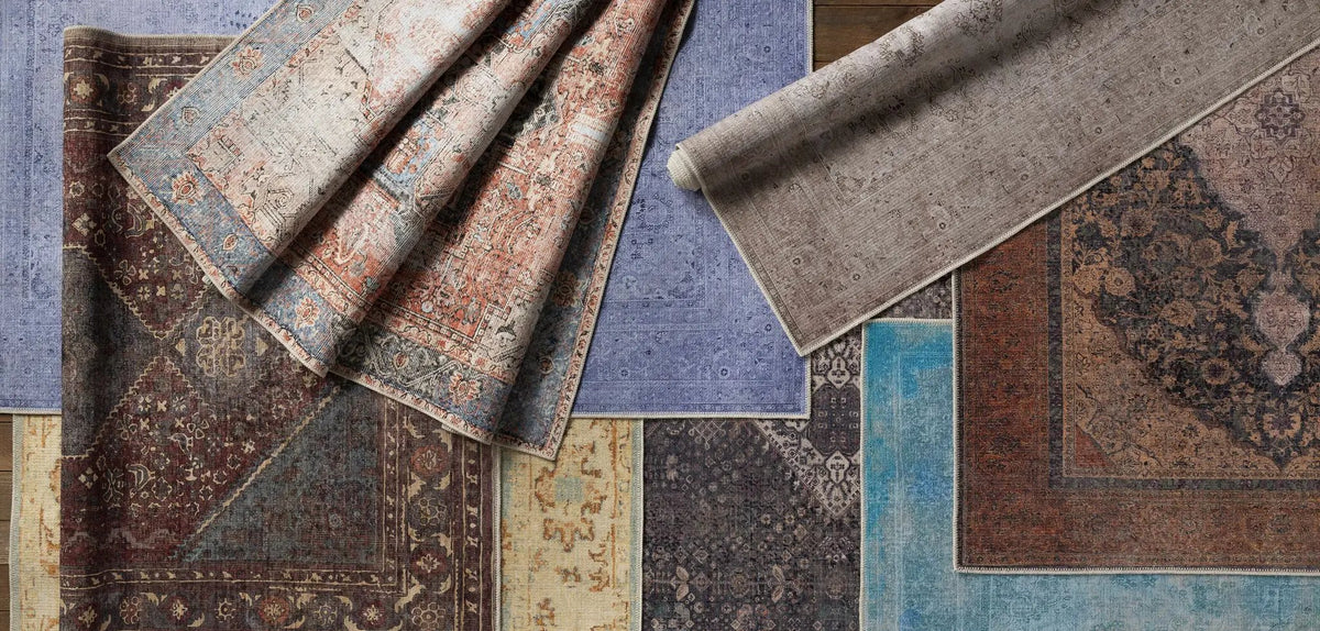 Kittrell Vintage Flat Pile Washable Rug - Clearance, photo 7 of 15