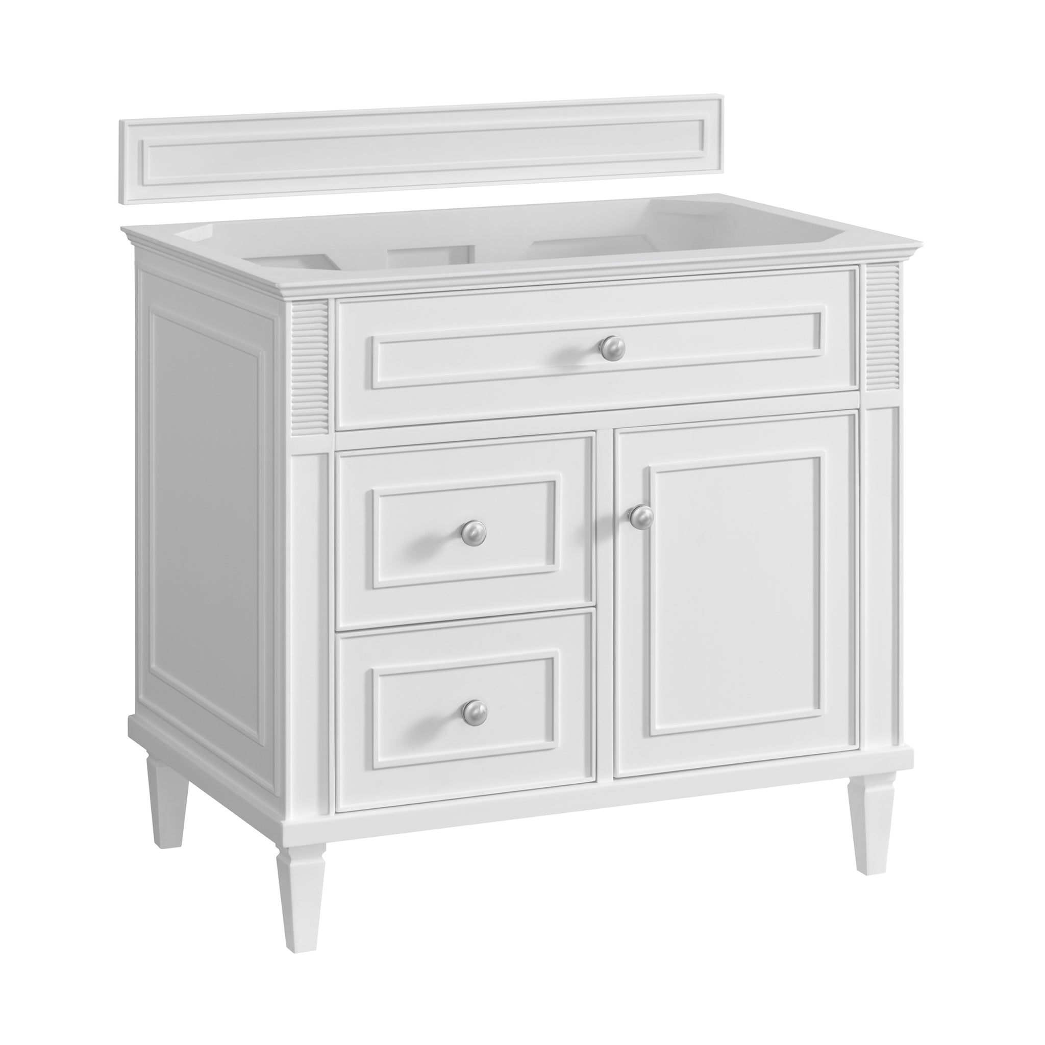 James Martin Lorelai 36" Single Bathroom Vanity, Bright White, view 24