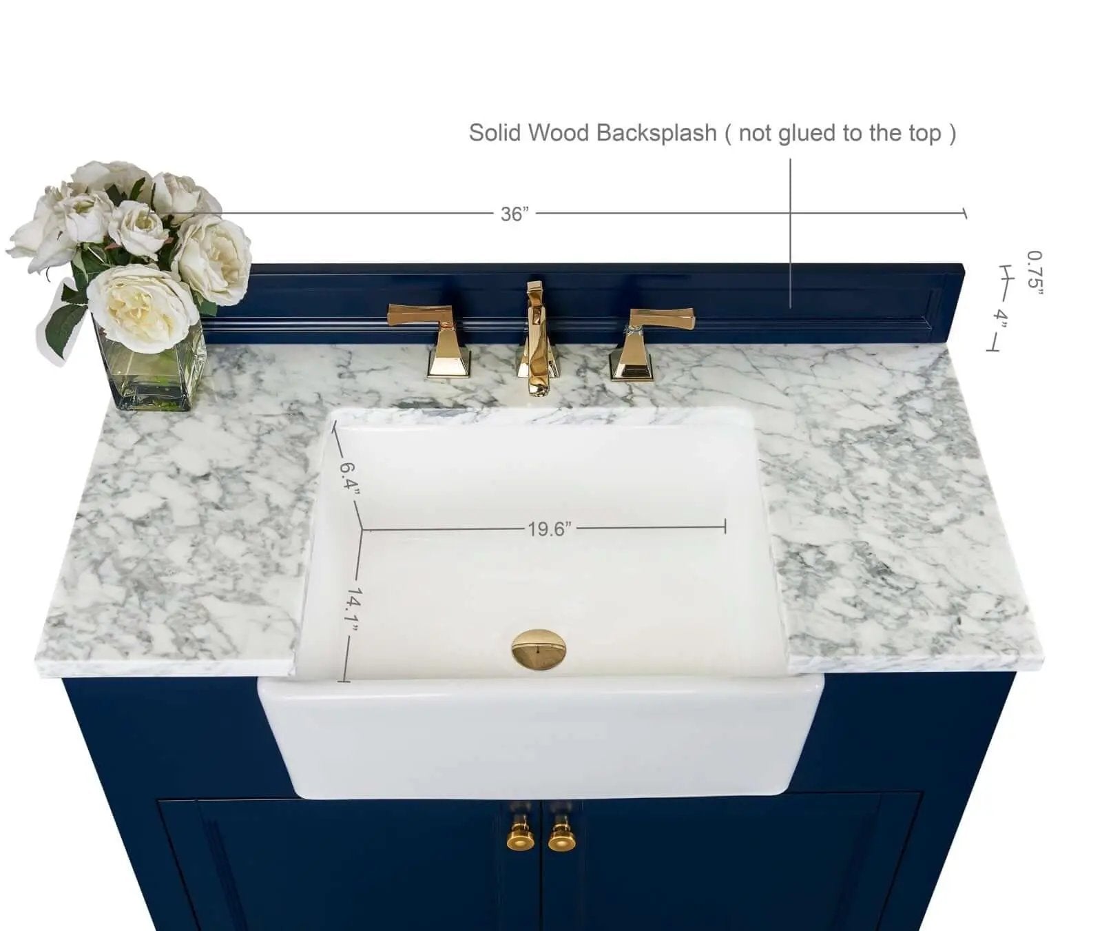 Adeline 36" Bath Vanity Set by Ancerre Designs