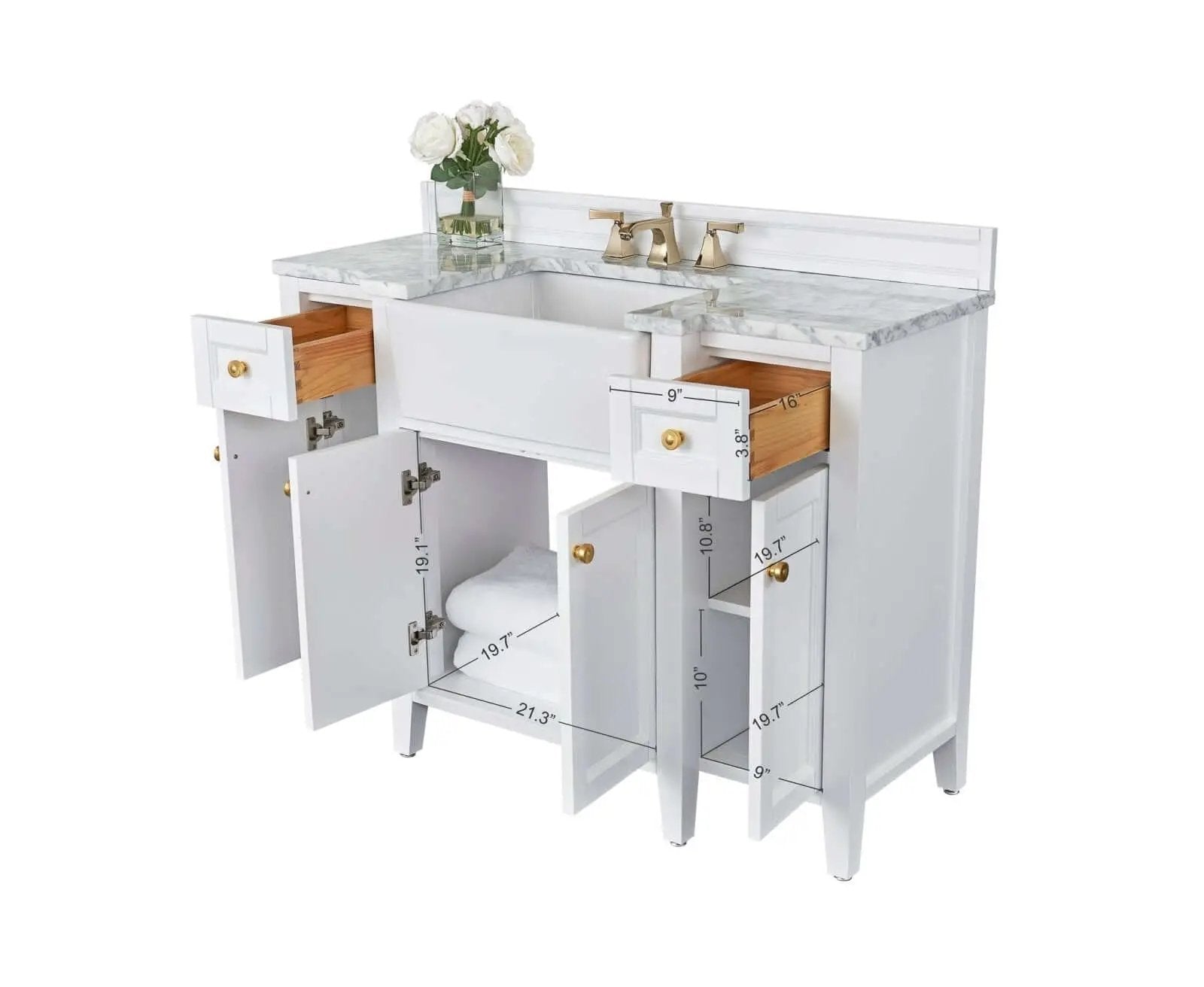 Adeline 48" Bath Vanity Set by Ancerre Designs
