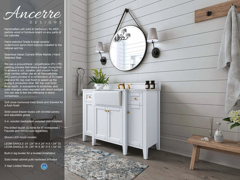 Adeline 48" Bath Vanity Set by Ancerre Designs