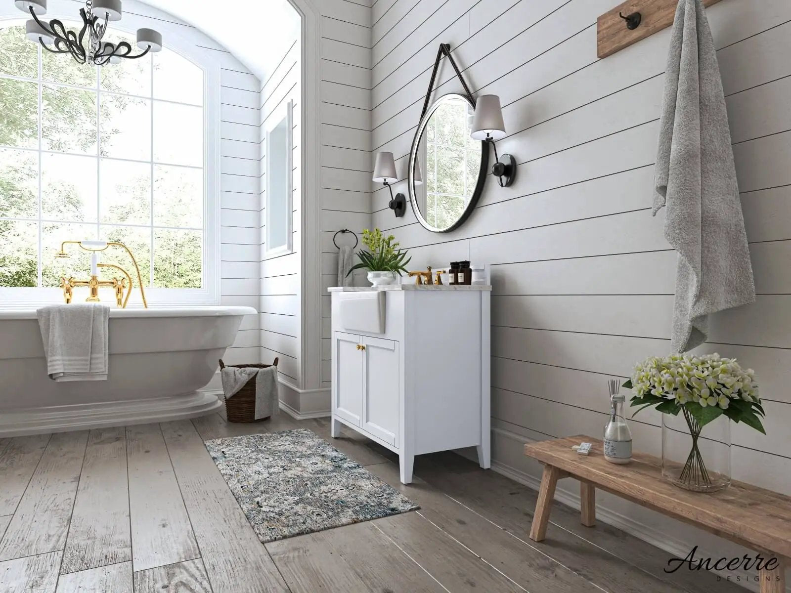 Adeline 36" Bath Vanity Set by Ancerre Designs