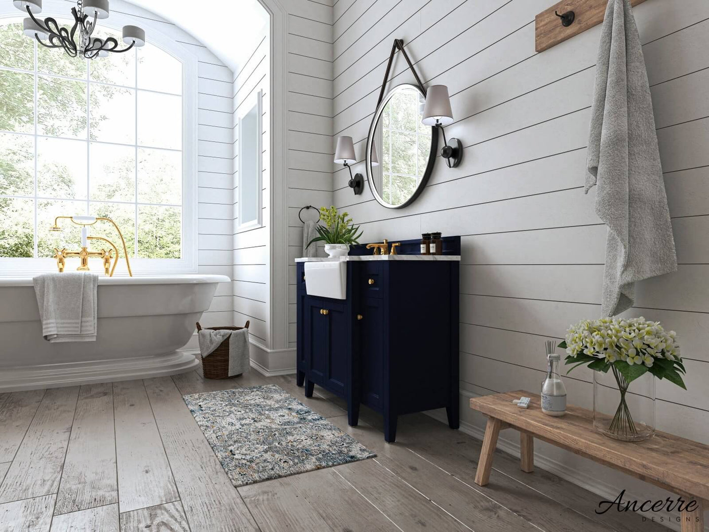 Adeline 48" Bath Vanity Set by Ancerre Designs