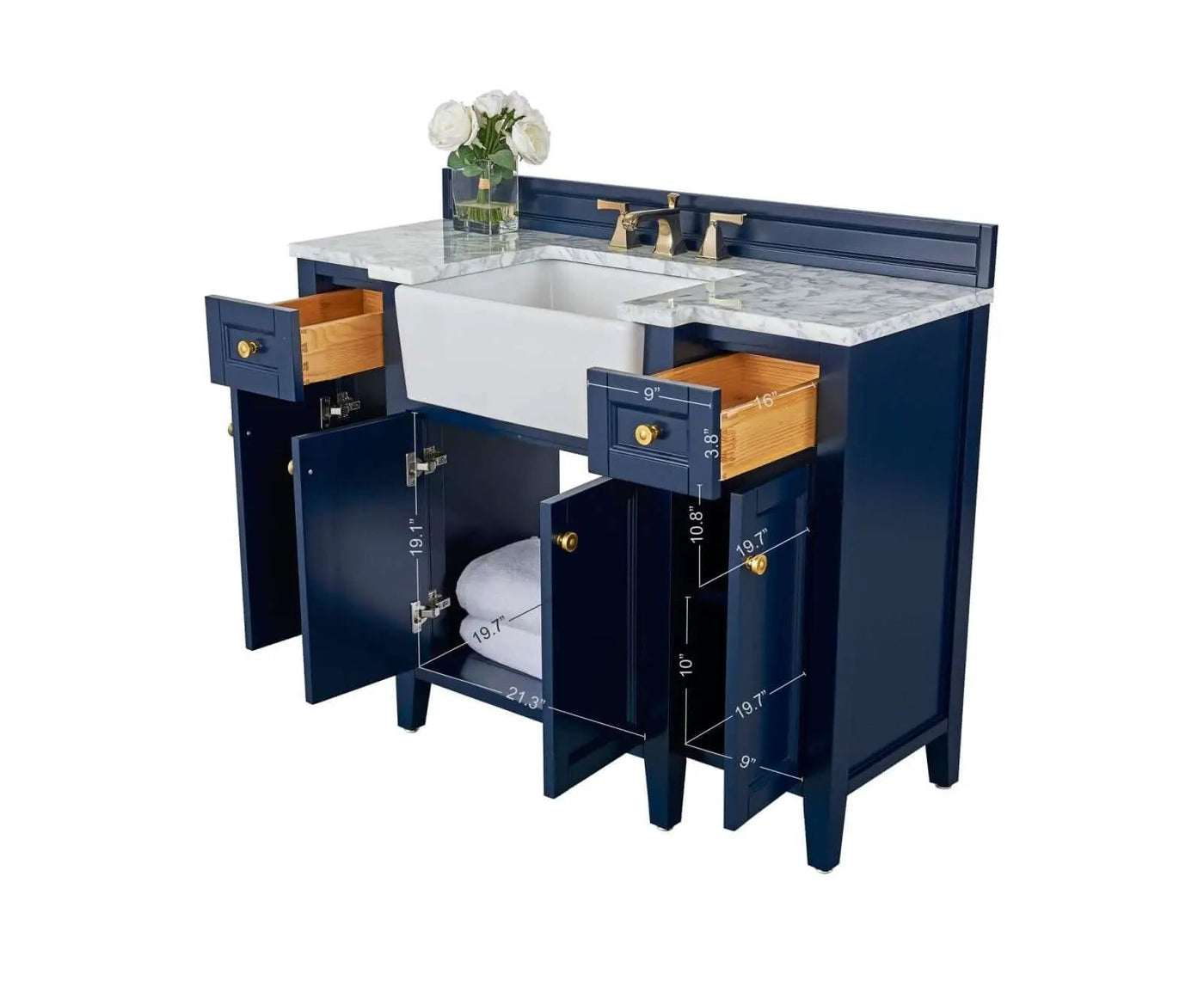 Adeline 48" Bath Vanity Set by Ancerre Designs