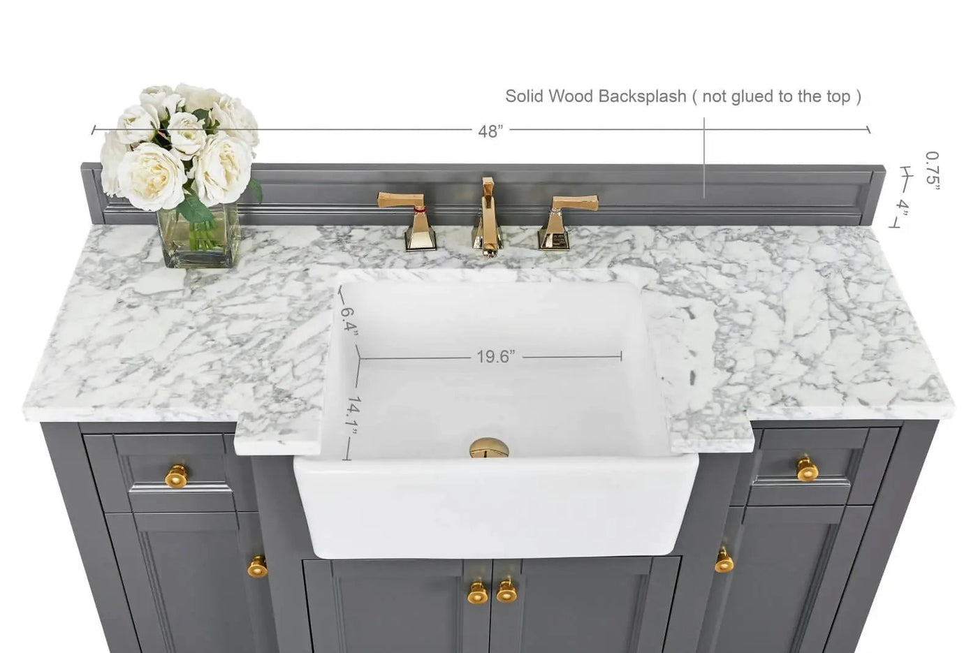 Adeline 48" Bath Vanity Set by Ancerre Designs