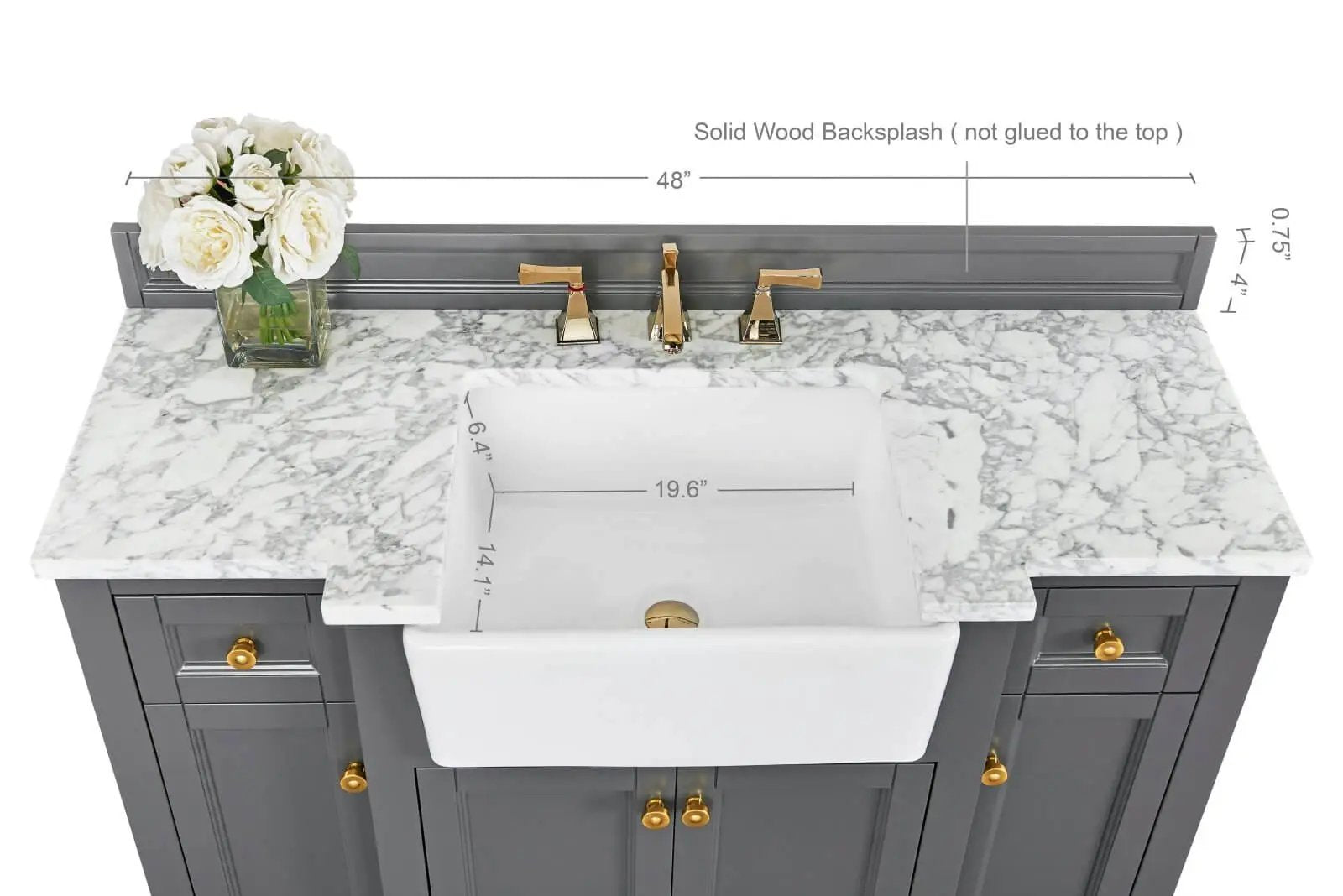 Adeline 48" Bath Vanity Set by Ancerre Designs