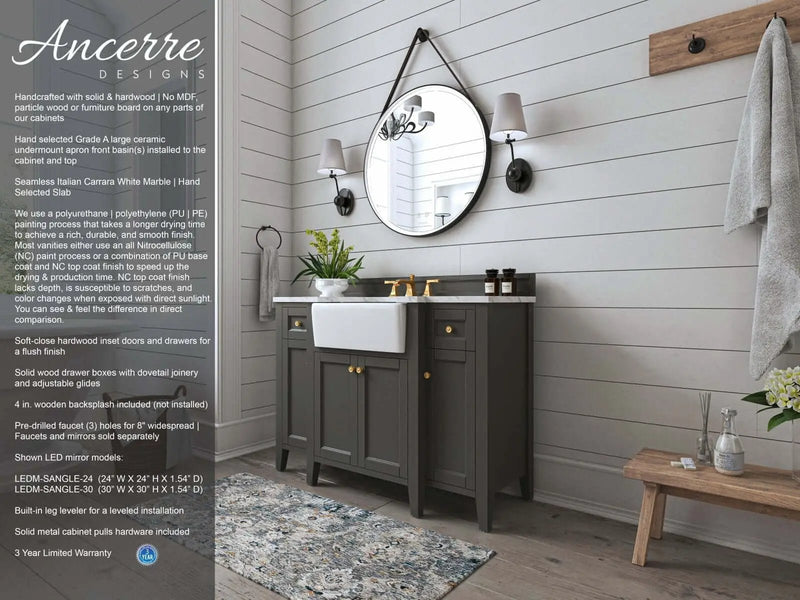 Adeline 48" Bath Vanity Set by Ancerre Designs