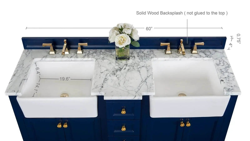 Adeline 60" Bath Vanity Set by Ancerre Designs
