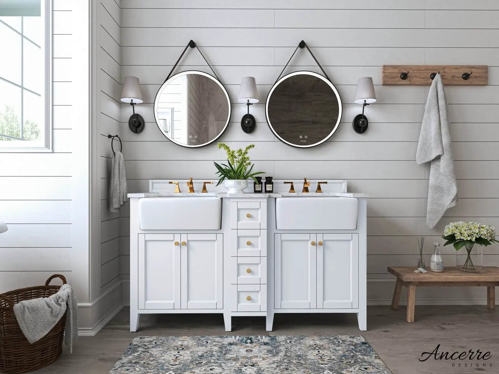 Adeline 60" Bath Vanity Set by Ancerre Designs