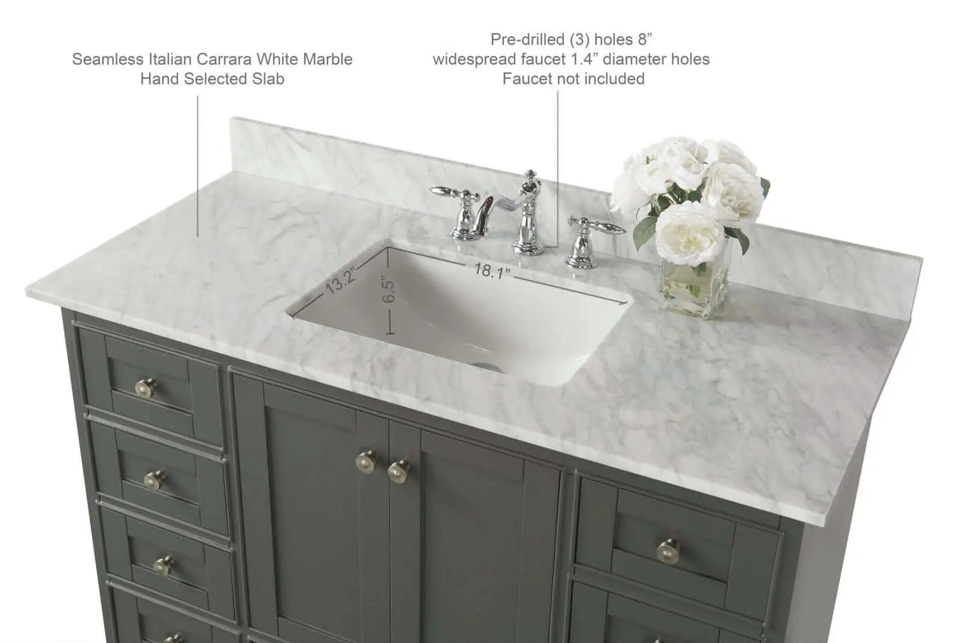 Audrey 48" Bath Vanity Set by Ancerre Designs