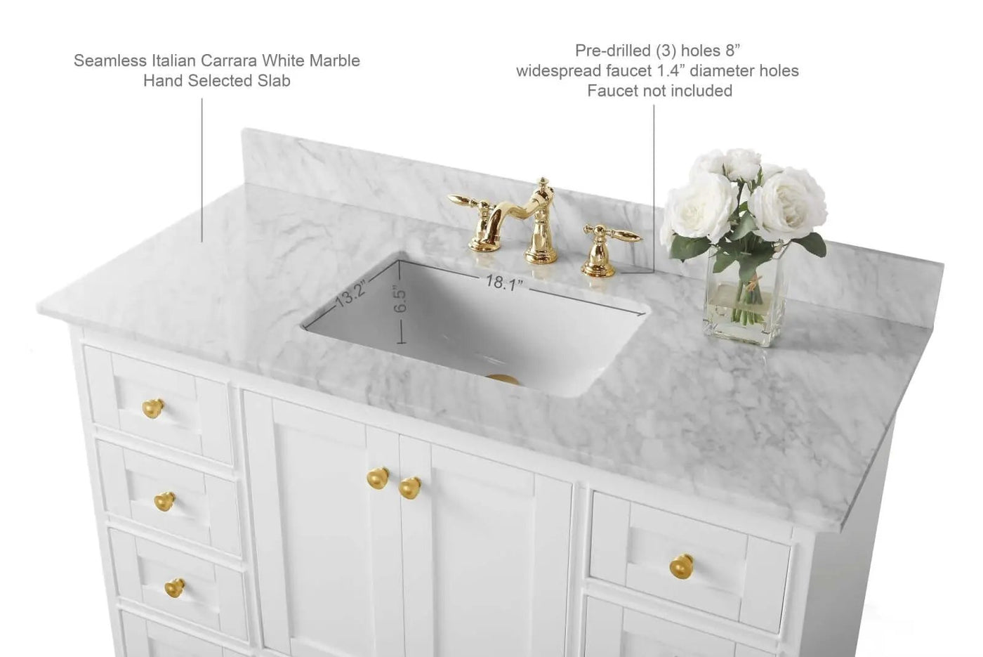 Audrey 48" Bath Vanity Set by Ancerre Designs