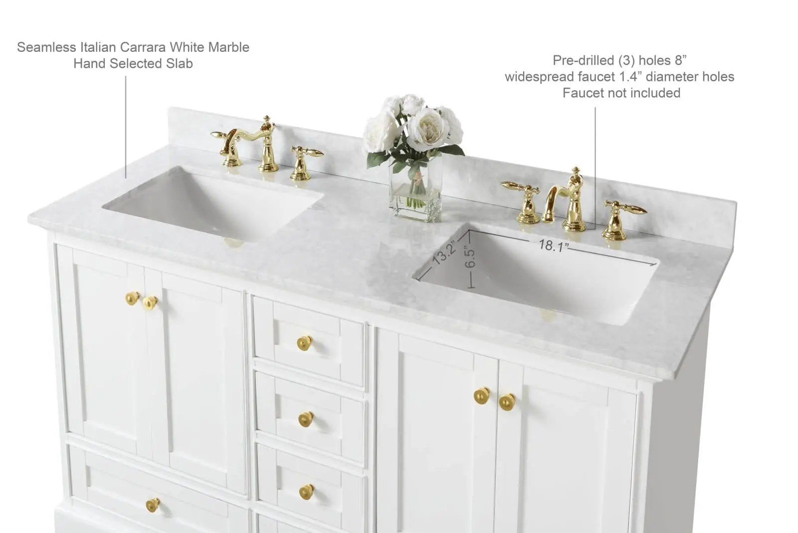 Audrey 60" Bath Vanity Set by Ancerre Designs