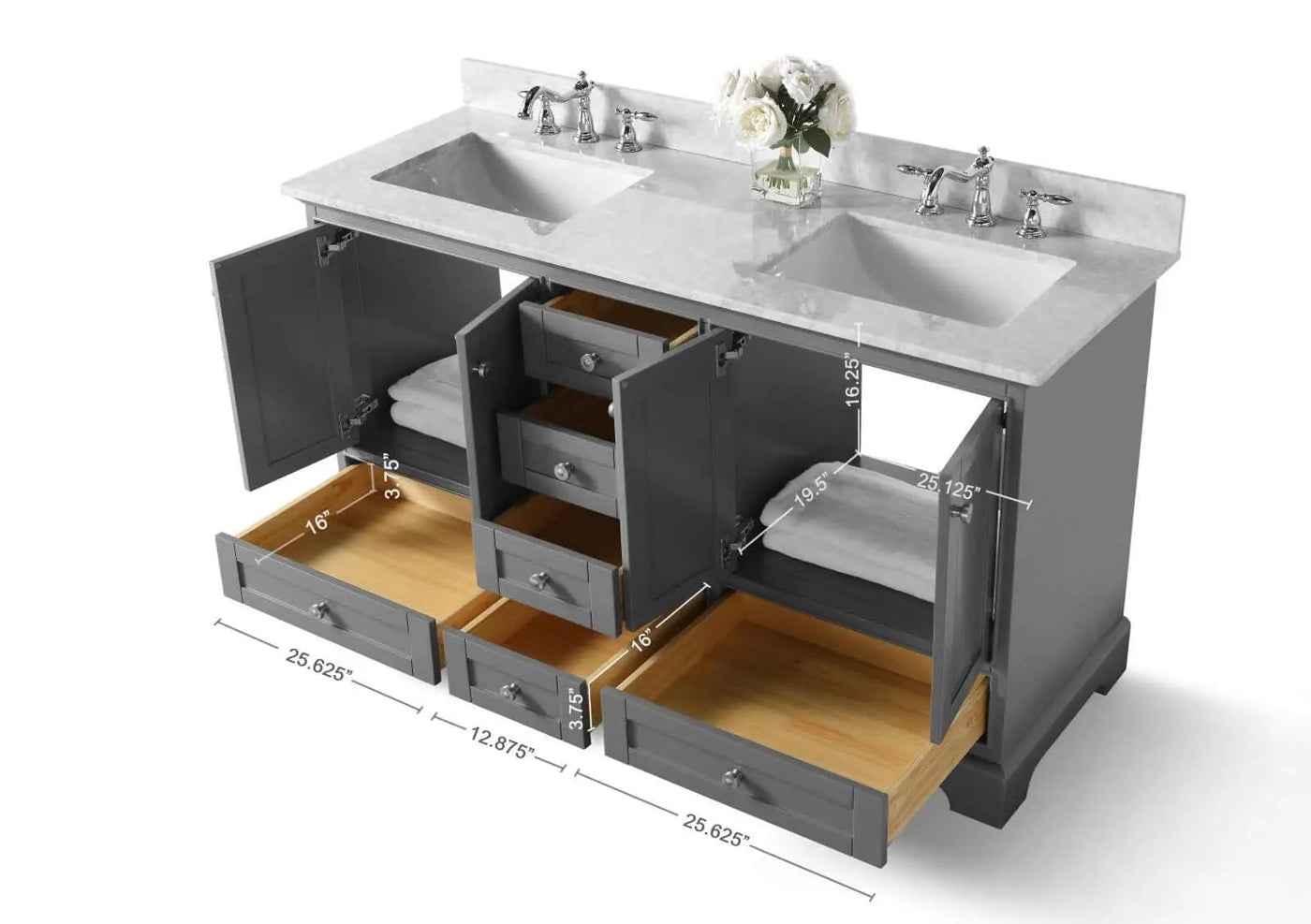 Audrey 72" Bath Vanity Set by Ancerre Designs