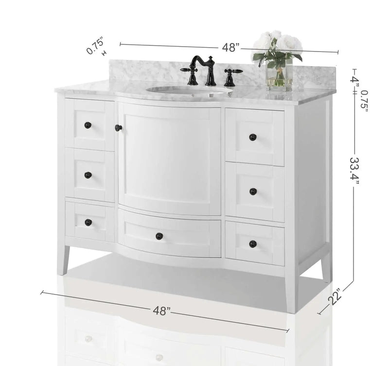 Lauren 48" Bath Vanity Set by Ancerre Designs