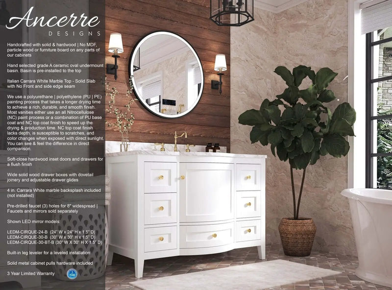 Lauren 48" Bath Vanity Set by Ancerre Designs