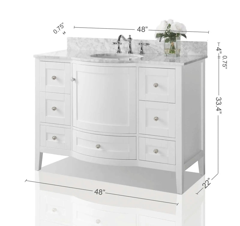 Lauren 48" Bath Vanity Set by Ancerre Designs