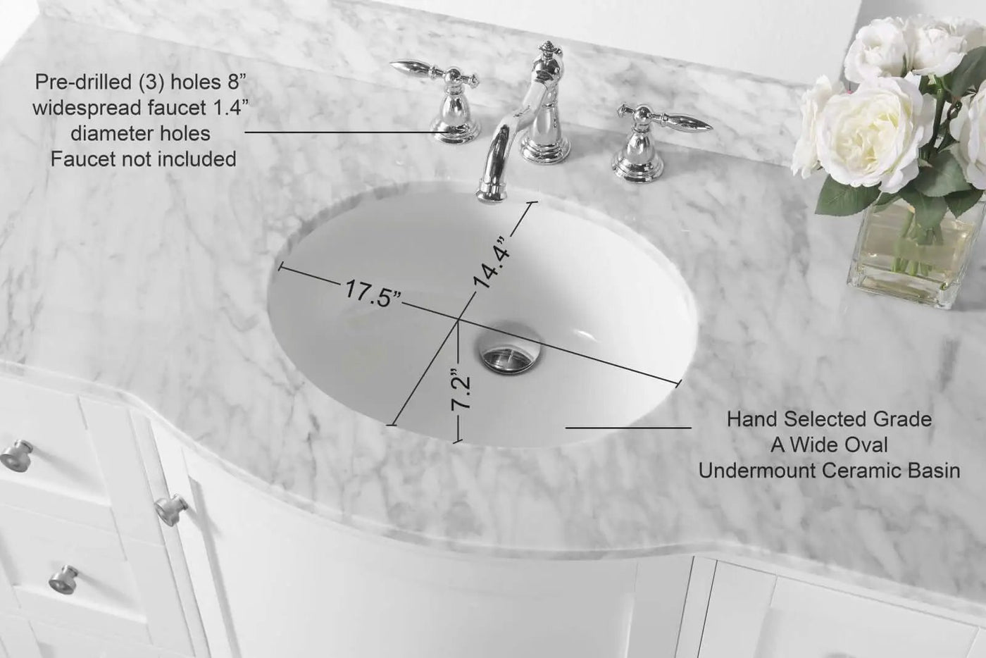 Lauren 48" Bath Vanity Set by Ancerre Designs