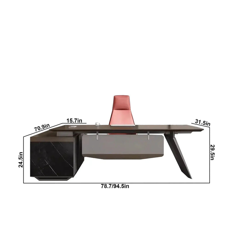 Worley · Modern L-Shaped Executive Desk by Arc Grove