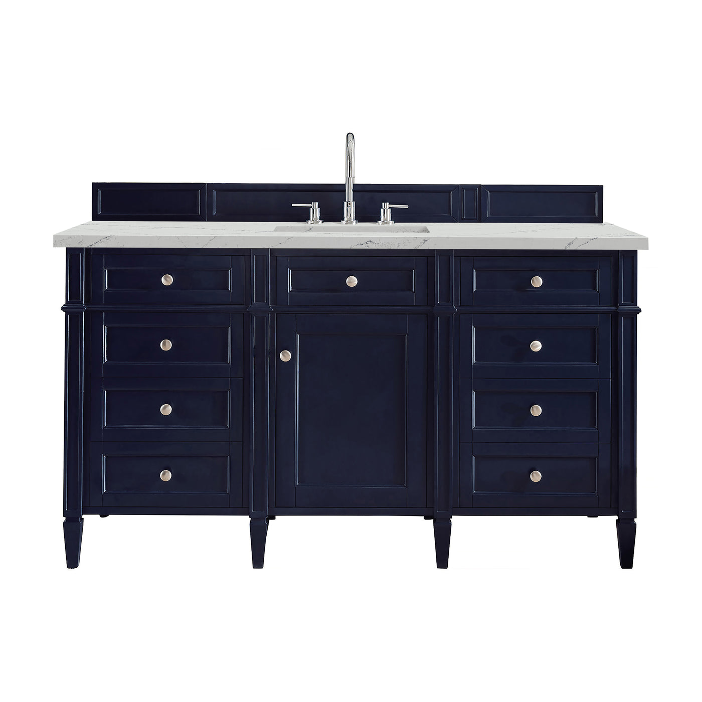 James Martin Brittany 60" Single Bathroom Vanity, Victory Blue, view 24