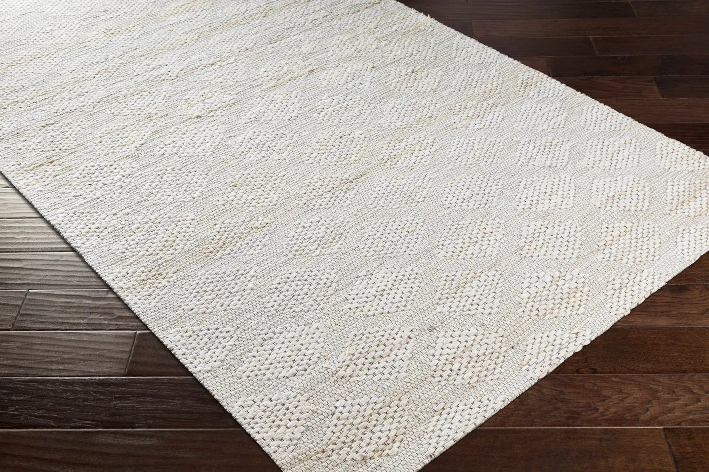 Angaston Beige Hand-Woven Jute Rug - Clearance by Boutique Rugs