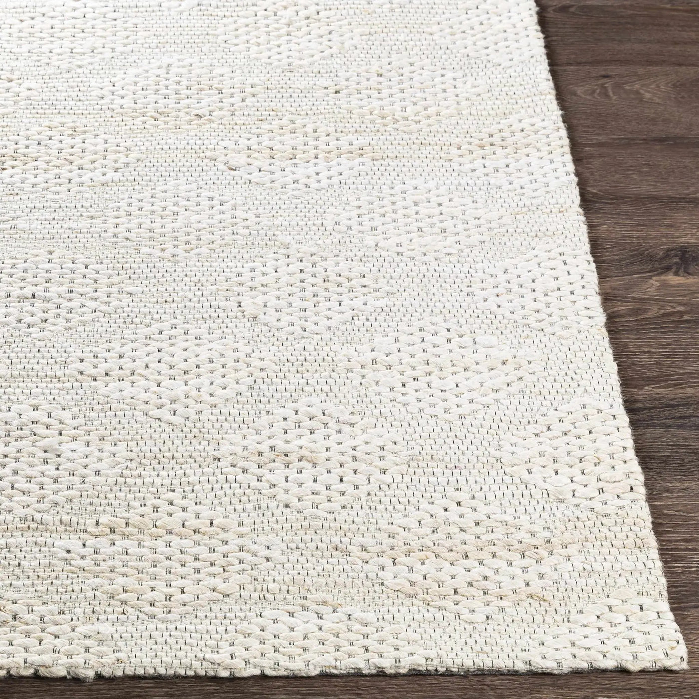 Angaston Beige Hand-Woven Jute Rug - Clearance by Boutique Rugs