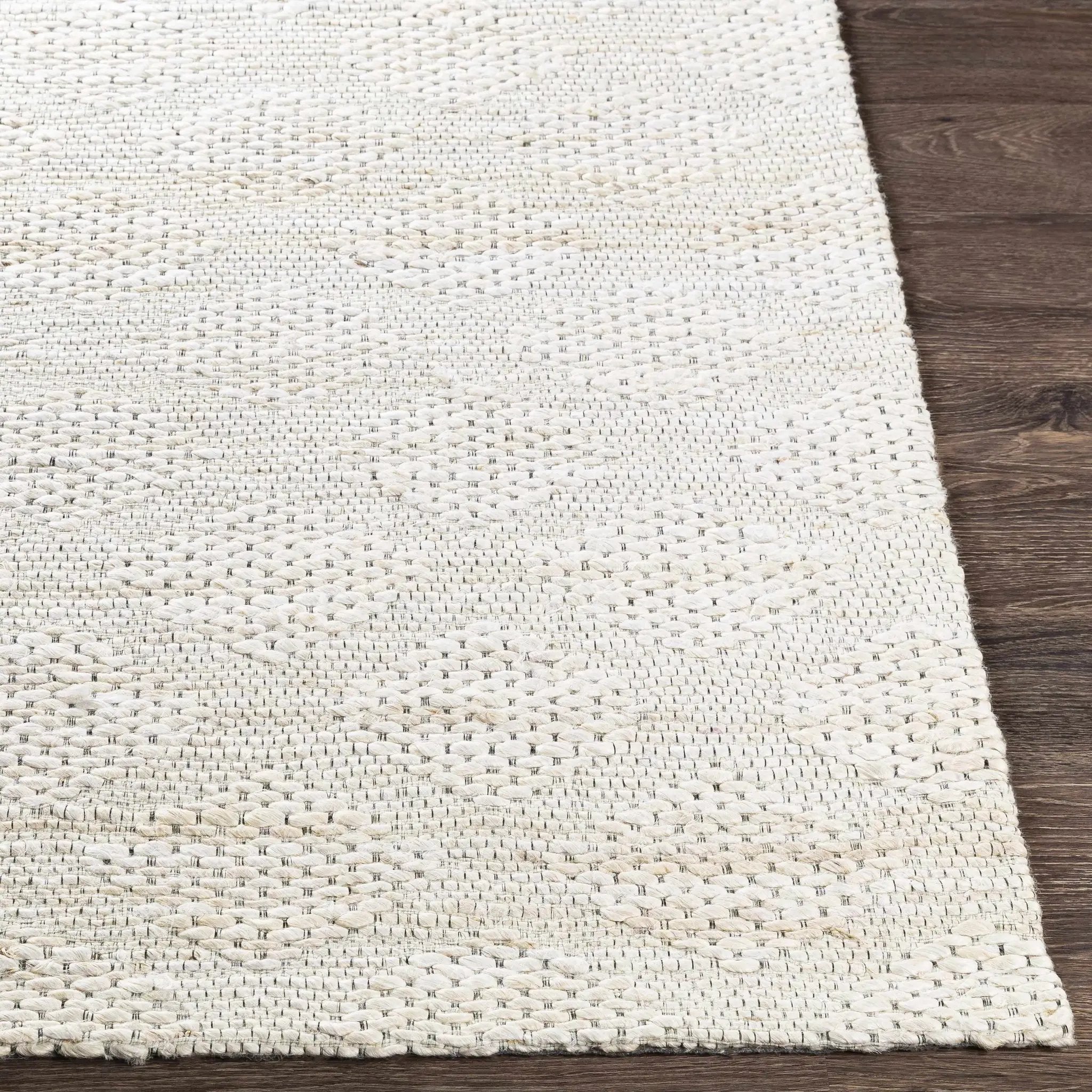 Angaston Beige Hand-Woven Jute Rug - Clearance by Boutique Rugs