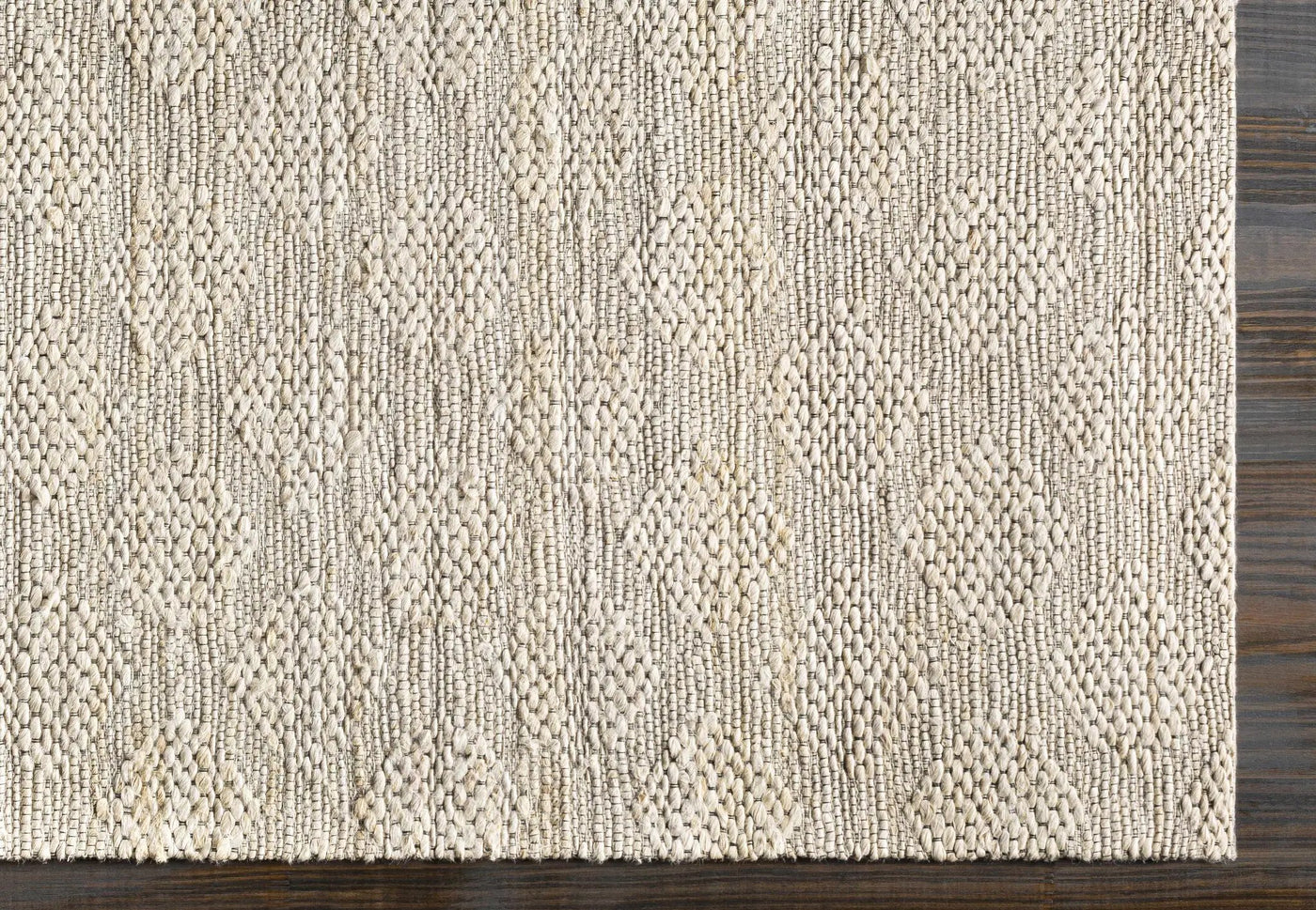 Angaston Beige Hand-Woven Jute Rug - Clearance by Boutique Rugs