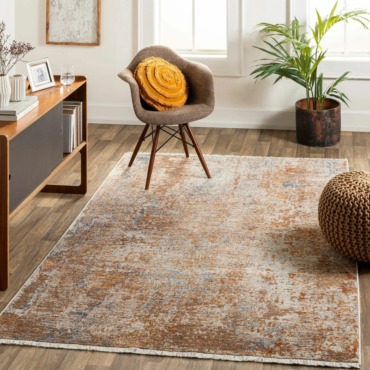 Angono Area Rug - Clearance, installed in a room