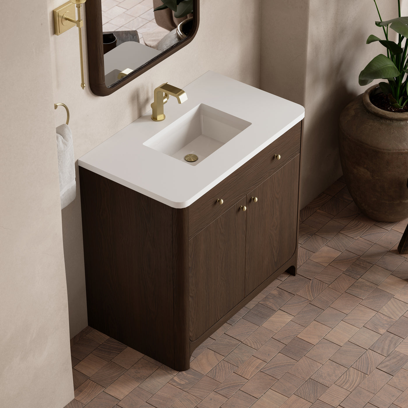James Martin Gracyn 36" Single Bathroom Vanity, Sable, view 22