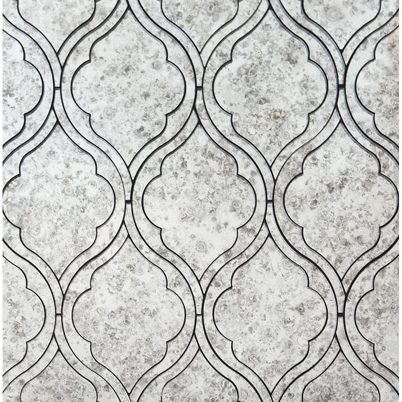 Antique Mirror Helena Tier 2 0.8 Sf/Tmp Glass Glossy 12x24 Mosaics